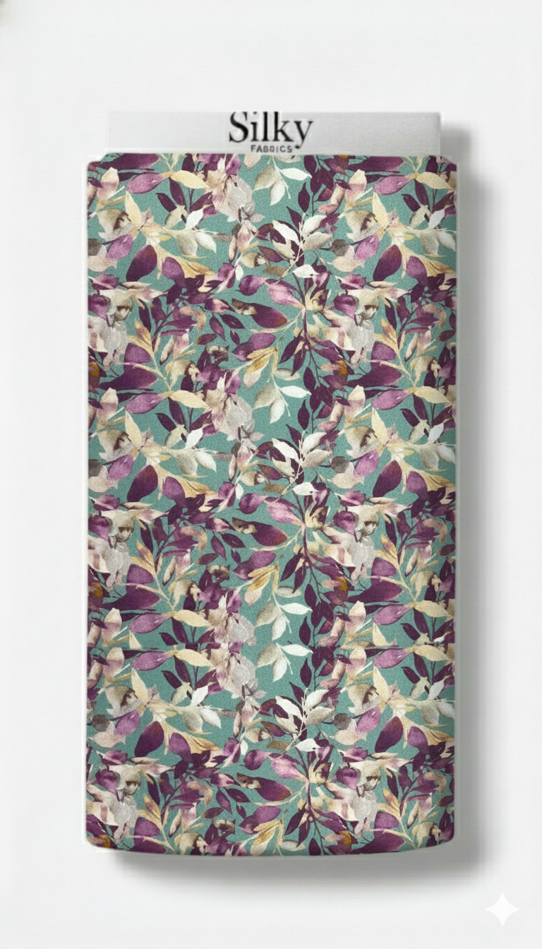 Orchid Leaf Cotton Fabric